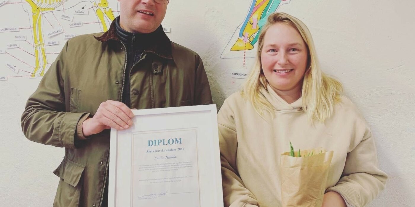 EMILIA HILTULA &#8211; ÅRETS TRAVSKOLELEDARE 2021